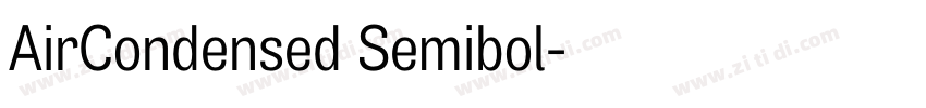 AirCondensed Semibol字体转换